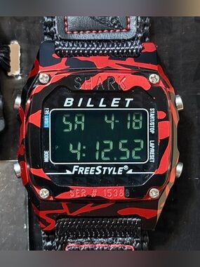 Freestyle Shark BILLET Aluminum Digital Men's Unisex Watch & Extra Band *NEW*